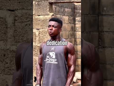 Jacked African Bodybuilder