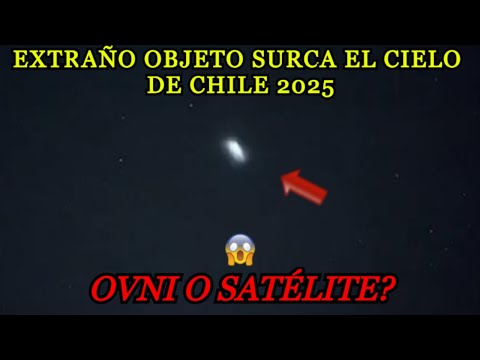 Extraño OBJETO VOLADOR Surca el Cielo de Ñuble en CHILE hoy sábado 1 febrero 2025 Luz ovni Starlink