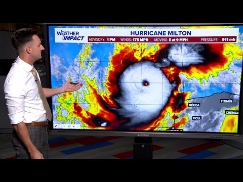 Hurricane Milton: Category 5 storm heads toward Florida | 1 p.m. update Oct. 7