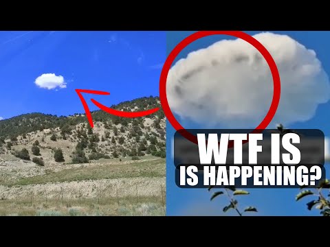 &quot;UFO&quot; Spotted HIDING IN CLOUDS! (Alien Sightings Caught on Camera 2024)