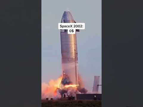 SpaceX Evolution from 2002 to 2022 🔥🔥🚀🚀 #shorts #spacex #starship #elonmusk