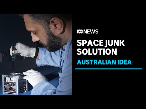 This small cube could help to solve the space junk crisis | ABC News