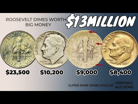 Top 20 Highly Valuable Roosevelt Dimes That Could Make You A Millionaire! Get Rich Now!