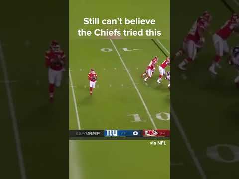 Can the Chiefs pull off this INSANE play? #shorts