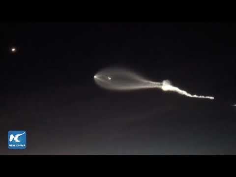 Spectacular SpaceX launch over LA sparks UFO frenzy