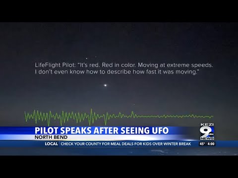 Pilot speaks on UFO sighting over Western Oregon skies