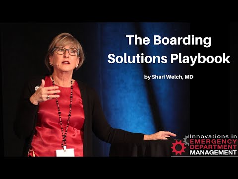 The Boarding Solutions Playbook | The Innovations in Emergency Department Management Course