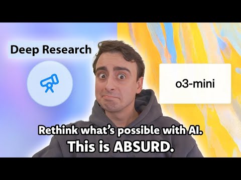 The World isn&#039;t Ready for AI this Capable.. Dive into Open AI o3 mini &amp; Deep Research