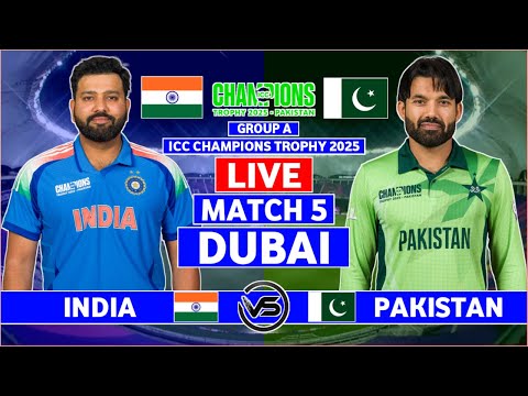 ICC Champions Trophy Live: India vs Pakistan Match 5 Live | IND vs PAK Live Scores &amp; Commentary