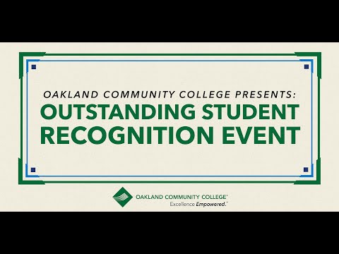 Outstanding Student Recognition Event