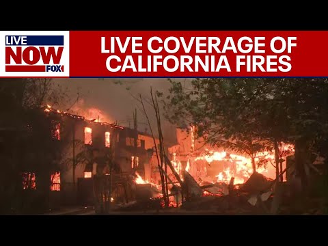 LIVE: California wildfires coverage, Los Angeles Fires, Eaton fire, Sunset fire, Woodley fire, Hurst