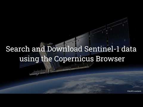 Unlock Earth’s Secrets: Download Sentinel-1 Data with Copernicus!