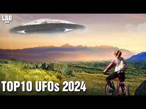 Top 10 Clearest UFO Sightings of 2024 caught on camera! Shocking Footage