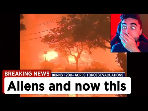 Palisades Fires Video FOOTAGE ❗❗😨 (BREAKING) - LA Fires, Palisades Fires, Aliens UFO Drones UAP