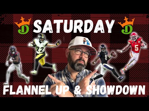 NFL DFS DraftKings 2-Game &amp; Showdown Picks Strategy Texans-Chiefs Steelers-Ravens Lineups