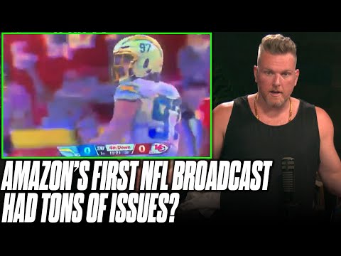 Amazon&#039;s First Prime NFL Broadcast Had TERRIBLE Quality For Some Viewers | Pat McAfee Reacts