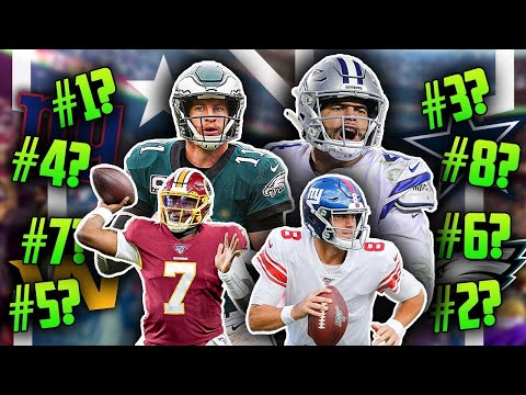 What Ranking ? NFL divisions by quarterback from WORST to FIRST