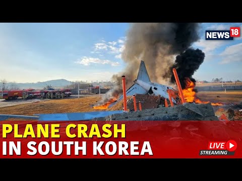 South Korea Plane Crash | 179 passengers dead | Jeju Air Plane Crashes At Muan Airport | Live