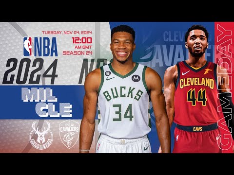 Milwaukee Bucks vs Cleveland Cavaliers | NBA Live Score Update