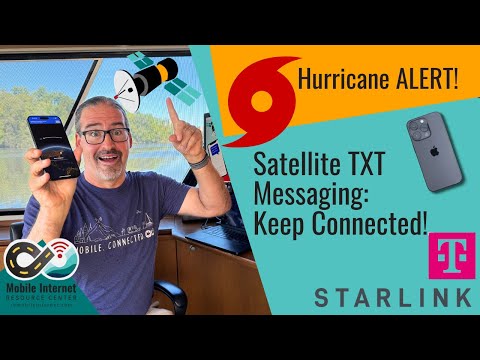 Disaster Preparedness Alert: Starlink, T-Mobile &amp; Apple Satellite to TXT Messaging - Keep Connected!