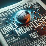 High-definition, realistic image featuring a sensational thematic concept, represented by a newspaper page with bold, eye-catching headlines such as 'Unexpected Moves: Shocking Transfer Rumors' and 'Sport Developments Revealed'. The design should reflect the unexpected and shocking nature of the news, with images of sport balls, subtle illustrations of strategy plays, and intriguing snippets of articles.