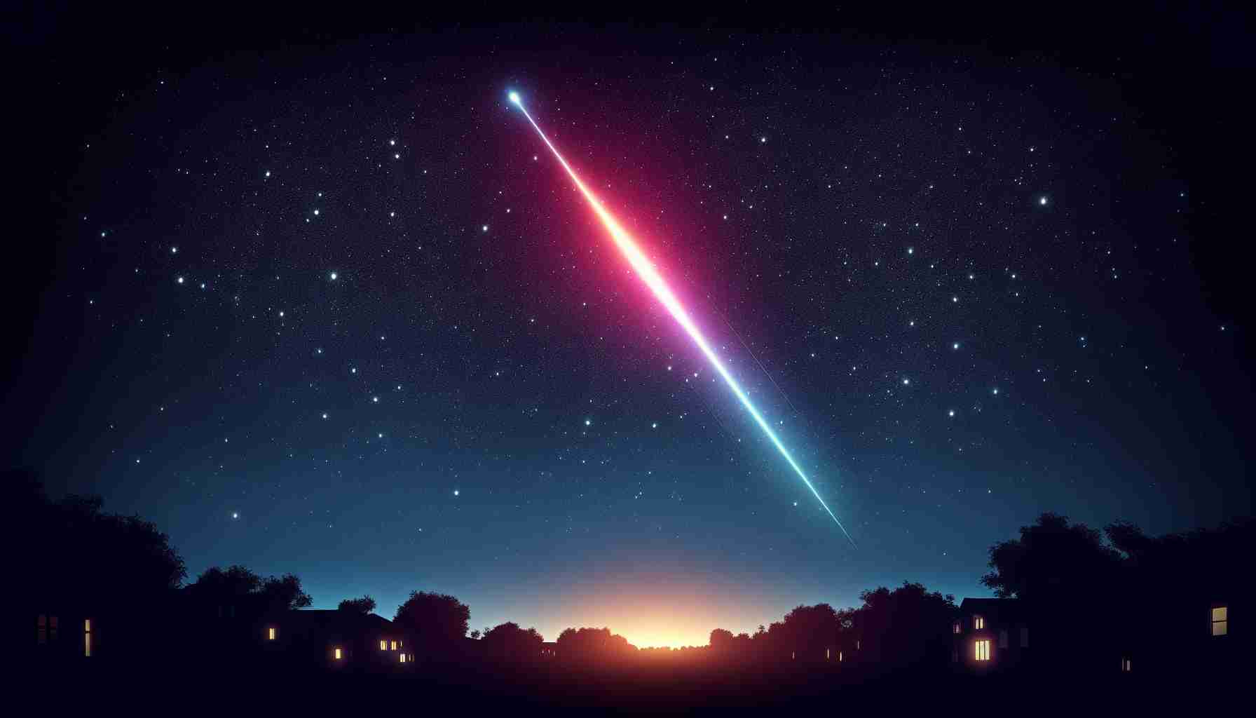 What Was That Glowing Object? Not a Meteor, but a Satellite! 