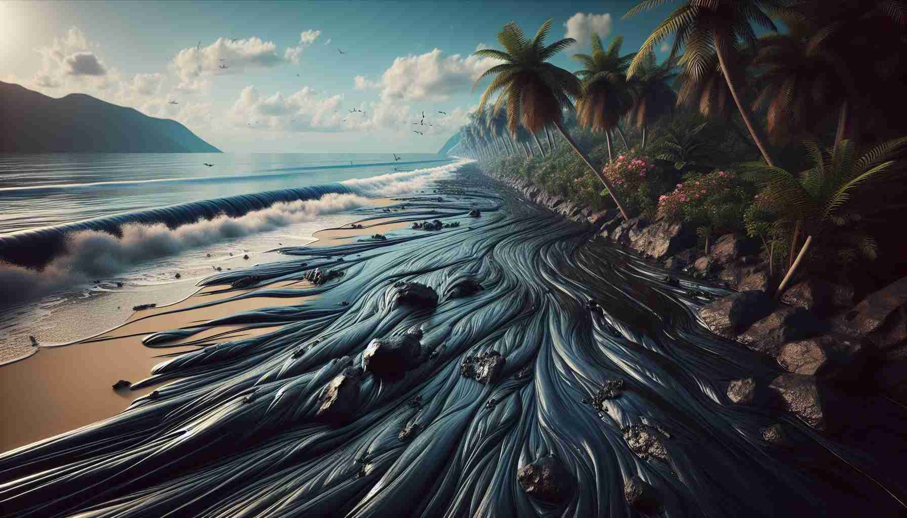 Disasticious Oil Spill Revealed! Beaches Scarred for Miles! 