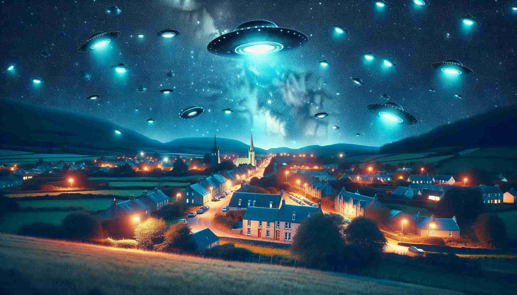 The Eerie Enigma of Scotland's UFO Capital: Bonnybridge's Celestial Secrets 