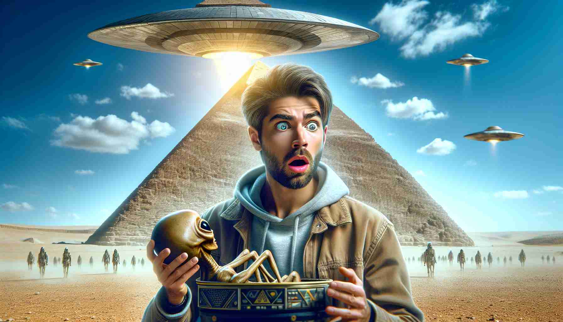 Iconic YouTuber MrBeast Shatters Alien Theories with Astonishing Giza Pyramid Discovery! 