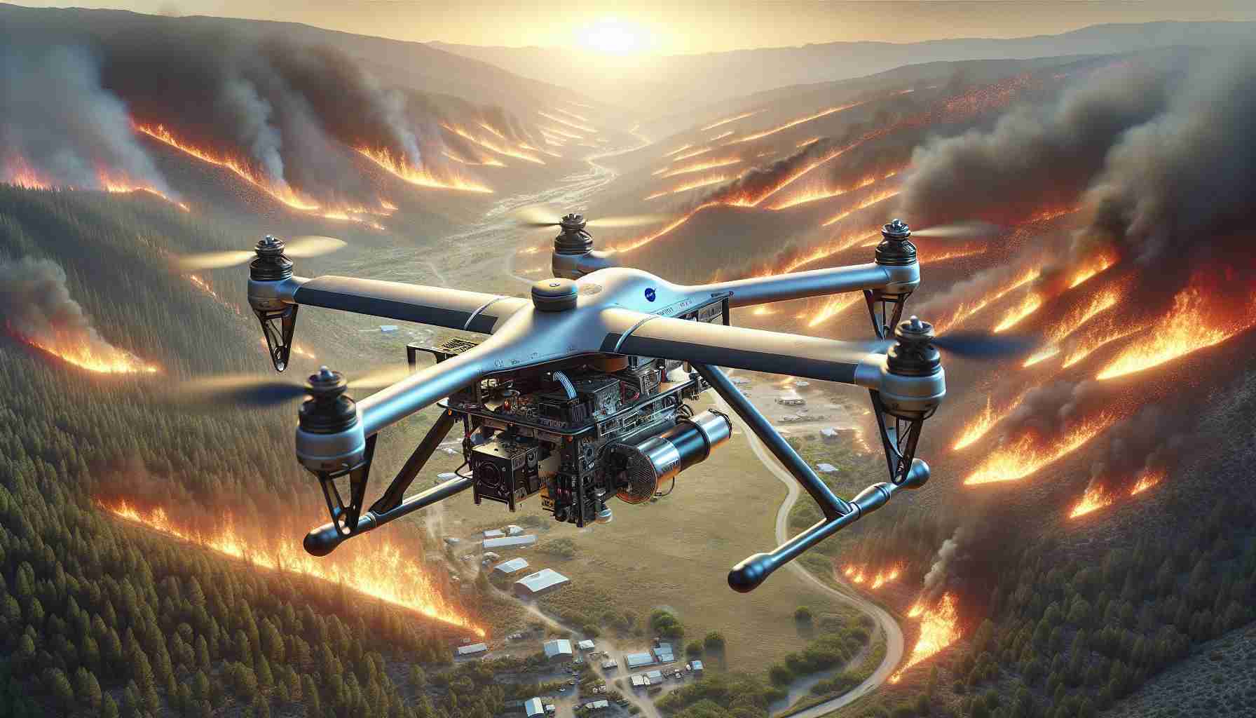 NASA's New Drone Tech Takes Flight to Combat Wildfires: Predicting Flames with Precision 