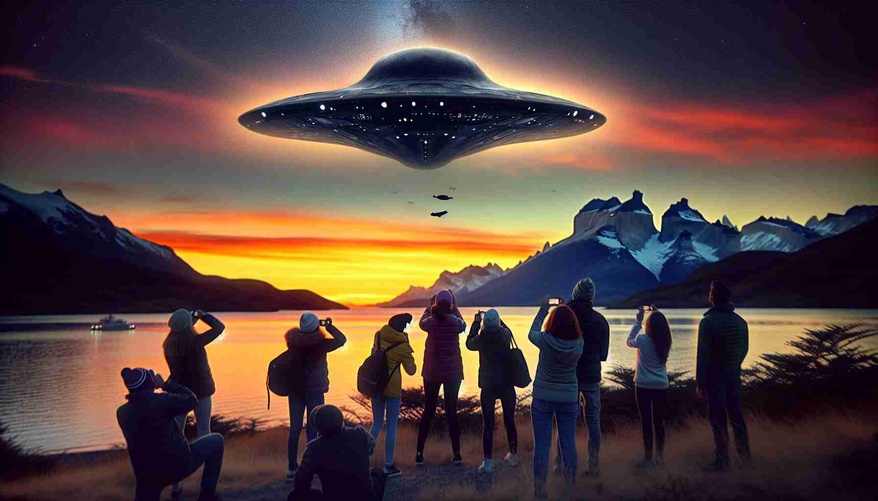 Mystery in the Skies: Ushuaia Tourists Capture Stunning UFO Images 